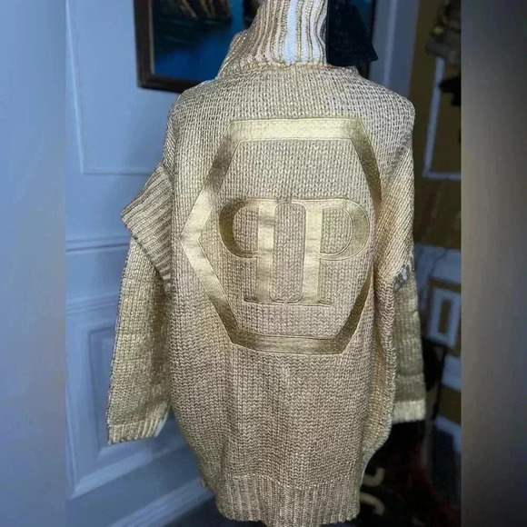 LIMITED EDITION PHILIPP PLEIN
MAXI PULLOVER HEXAGON 💯 Wool - Picture 5 of 15